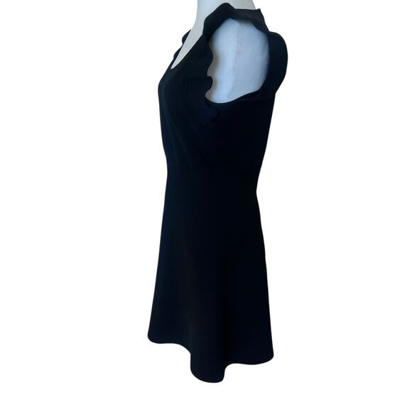VICTORIA BECKHAM FOR TARGET COLLAB  RUFFLE SLEEVE A LINE MINI DRESS BLK LG - Picture 5 of 13